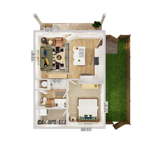 Summit 1 x 1 A 8948-A floor plan